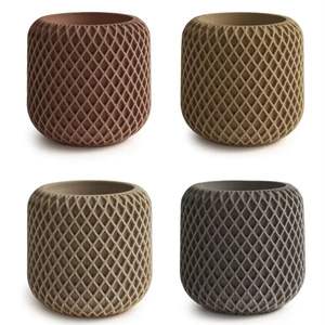 DIY Unregelmäßige Gitter Silikonform Eiscreme-Werkzeuge Neu Gips Kerzenbecher Kristall Tropfen Dekoration Zement Gitteroberfläche Kuchenform - Product Image 5