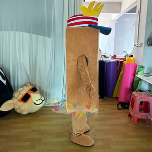 <span class=keywords><strong>Costume</strong></span> de mascotte fantaisiste en forme de biscuit, l'ensemble <span class=keywords><strong>roi</strong></span> comique pour événements festifs et activités promotionnelles - Product Image 2
