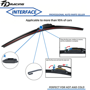 Limpiaparabrisas delantero silencioso de alta calidad FeiDun, marca china de renombre, con brazo en forma de U, compatible con el <span class=keywords><strong>95</strong></span>% de los coches en el mercado. - Product Image 1