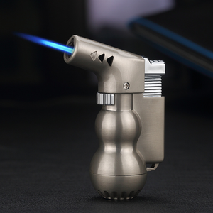 Encendedor de antorcha para fumar de alta calidad potente de Metal recargable de nueva tendencia para cabello liso de fábrica al por mayor - Product Image 2
