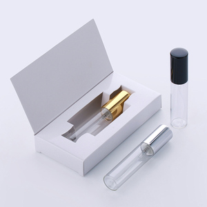 SUMEEAR 10ml Flat Perfume Spray Garrafa com Caixa de Presente Vial Atomizador Recarregável para Fragrância Amostra Testes - Product Image 5