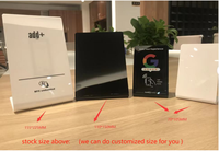 Expositor Acrílico en Forma de L Personalizado con NFC, NTAG213, NTAG216, Código QR, para Mostrar Reseñas de Google, Tarjetas de Membresía, Tarjetas de Visita, Hoteles, Resistente al Agua