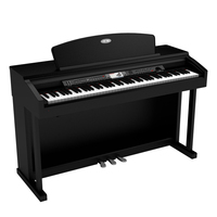 Multi-Function 88 Graded Hammer Action Keyboard Electronic Digital Black Acoustic Upright Piano K60 Model 189 Polyphony