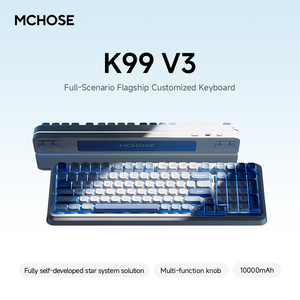 MCHOSE K99V3 Customized Mechanical <b>Keyboard</b> Wireless Blue Tooth Wired Structure Hot-Swappable Gaming Laptop Universal Gam - Product Image 3