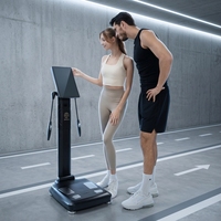 ميزان ذكي BIA 390 لقياس نسبة الدهون في الجسم، جهاز تحليل تكوين الجسم، ميزان رقمي للياقة البدنية وبناء العضلات، مقياس دهون احترافي.