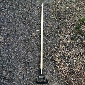 Zappa da Giardino 2 in 1 in Acciaio al Carbonio Resistente con Rastrello a 6 Denti e Coltivatore per Diserbo - Product Image 2