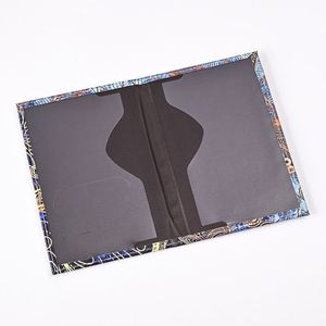 Ensemble de porte-passeport et d'étiquettes de bagages en cuir PU personnalisable, style tendance, sans fermeture - Product Image 5