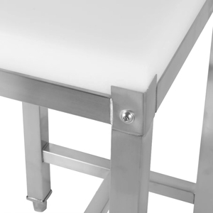 Custom Stainless Steel Chopping Block <strong>Table</strong> Commercial Hotel Kitchen Catering Restaurant Equipment Prep <strong>Table</strong> <strong>Butcher</strong> <strong>Table</strong> - Product Image 4