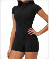 Ropa Deportiva Europea y Americana Transpirable, Antiarrugas, Ligera, Elástica en Cuatro Direcciones, que Absorbe la Humedad, Sin Tirantes
