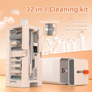 Nuovo Set di pennelli per la pulizia 32-in-1 per la pulizia del cellulare dello schermo del <span class=keywords><strong>Computer</strong></span> pulitore Spray per obiettivo della fotocamera - Product Image 2