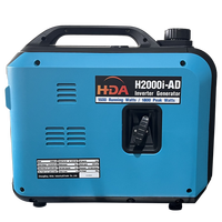 2kva Portable AC/ DC but Duel-sortie AC 220V DC 12V générateurs d'essence Silence onduleur générateur pour outils électriques