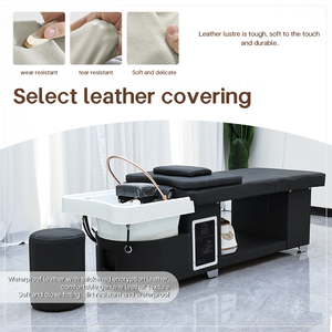 Sillón de Masaje y <span class=keywords><strong>Lavacabezas</strong></span> para Salones de Belleza, Económico y Popular, con Ciclo de Agua, Vaporizador, Cama Spa y Almohada Cómoda para la Cabeza - Product Image 4
