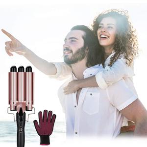 LIDOW Máy Uốn Tóc Bằng Điện 3 Thùng Tiện Dụng Chất Lượng Cao Chuyên Nghiệp Máy Uốn Tóc Xoăn Máy Uốn Tóc 3 Thùng Lượn Sóng - Product Image 6