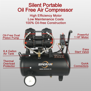 <span class=keywords><strong>Compresor</strong></span> <span class=keywords><strong>De</strong></span> <span class=keywords><strong>Aire</strong></span> SPERAN 1Hp 24L 8Bar <span class=keywords><strong>Pequeño</strong></span> Eléctrico Refrigerado por <span class=keywords><strong>Aire</strong></span> Silencioso Sin Aceite <span class=keywords><strong>para</strong></span> <span class=keywords><strong>Pintar</strong></span> con Aerosol - Product Image 3