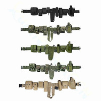 Ensemble de ceinture tactique d'extérieur haut de gamme, équipement modulaire de sécurité, sac banane multi-poches, entraînement, chasse, sac de ceinture multifonctionnel