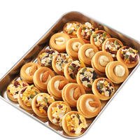 Collations aux noix de haute valeur Célébrité Internet Vente chaude Biscuits pizza aux amandes pour le thé de l'après-midi avec des souvenirs