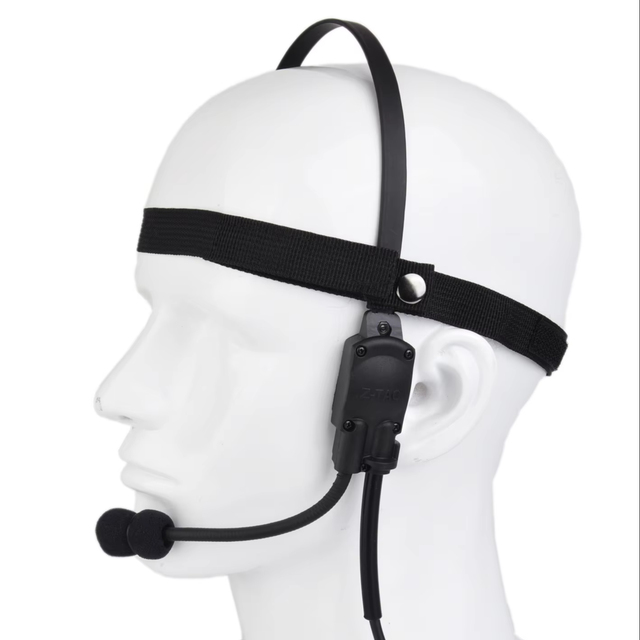 ZTAC Tac MH180-V Atlantic Signal Tactical Helmet Bone Conduction Tactical Headset