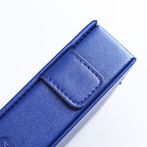 Boîte de rangement élégante pour dominos avec rabat magnétique, boîte de jeu de dominos en cuir - Product Image 3