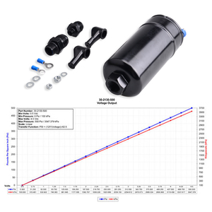 Pompa <span class=keywords><strong>Carburante</strong></span> Universale ad Alto Flusso EFI 380LPH Esterna Inline Tipo 044 Compatibile con E85 Etanolo Ingresso AN10 Uscita AN8 - Product Image 2