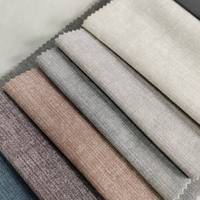 Tissu fonctionnel durable de qualité supérieure résistant à l'abrasion, tissu en peluche avec motif uni, tissu de rembourrage pour canapés et meubles
