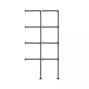 Étagère de tuyau industriel DIY avec bride de raccord de tuyau en fer malleable 3/4 support de bride - Product Image 4