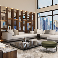 Servicio de Renderizado de Diseño Interior 3D para Dormitorio Principal de Penthouse, Planificación de Suite en Residencia de Lujo