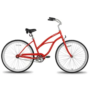 JOYKIE-Bicicleta de crucero personalizada para hombre, 26 pulgadas, hi-ten, acero, s, Playa