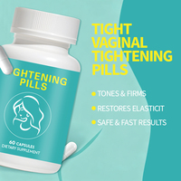 Capsules de resserrement vaginal pour la santé intime des femmes avec extrait d'orme rouge et d'extrait de fenugrec, favorisant l'hydratation et la régularité.