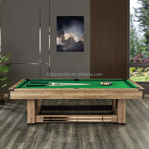 Mesa de <span class=keywords><strong>Billar</strong></span> de Lujo de 8 Pies, Mesa de Ping-Pong, Mesa de Comedor Convertible para el Hogar, Construcción de Cuero y MDF, Precio de Mayoreo Directo de Fábrica - Product Image 4