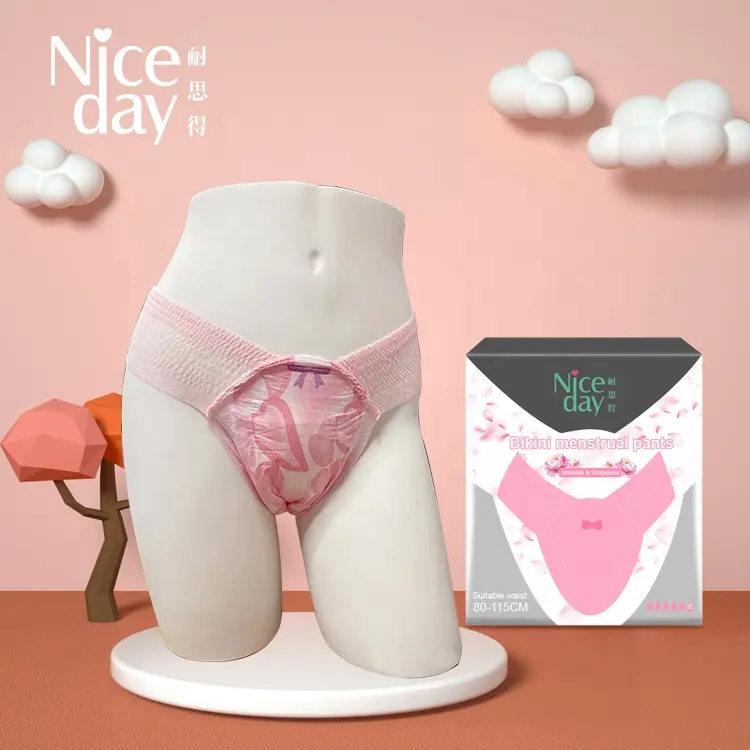Pantalon menstruel pour adolescent, serviettes hygiéniques, jetables, pour le usage nocturne