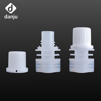 Capuchon de poche en plastique PP 8,6 mm durable et écologique pour sachets souples à bec verseur pour liquides et cuisson à haute température