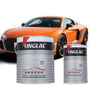 Peinture automobile argentée nacrée 1K à haute teneur en solides, personnalisable pour l'import-export de Chine, idéale pour la réparation et la restauration