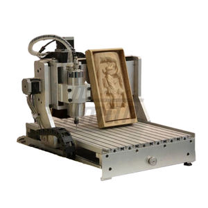 Routeur CNC 3020 500W de haute qualité, mini routeur CNC de bureau 4 axes pour la découpe de mousse et de bois, gravure de chaises courbées, gravure d'aluminium, moteur Mach3 - Product Image 1