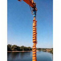 Tarière hydraulique haute performance We-Attach WD8 pour excavatrice avec diverses pointes de forage