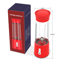 Hoge kwaliteit, voedselveilige, stille, draagbare, waterdichte USB-blender voor shakes en smoothies, 500 ml, fruitblender