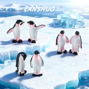 ตุ๊กตาเพนกวินเรซิ่น Lanshuo ของตกแต่งสัตว์ขนาดเล็กสำหรับตกแต่งบ้าน งานฝีมือ DIY อุปกรณ์เสริม - Product Image 3