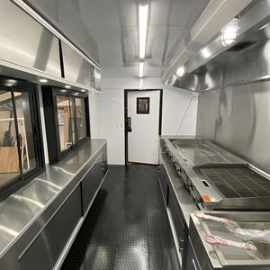 Remolque de catering Remolque de comida totalmente equipado Camiones de comida móviles de EE. UU. Pizza Carrito de comida para perros calientes Kebab Caravana Cocina - Product Image 6