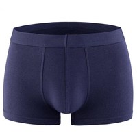OEM 코튼 팬티 남자 속옷 중반 허리 솔리드 컬러 복서 짧은 남자 코튼