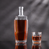 Emballage personnalisé, 750 ml, 700 ml, 500 ml, bouteille en verre, bouteille de vin, bouteille d'alcool, bouteille de whisky, bouteille de vodka, avec bouchon en liège