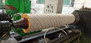 Fabrika Özel Üretim Endüstriyel Kauçuk Konveyör Silindirleri Konveyör Geçiş Silindiri Endüstriyel Kauçuk Silindir - Product Image 5