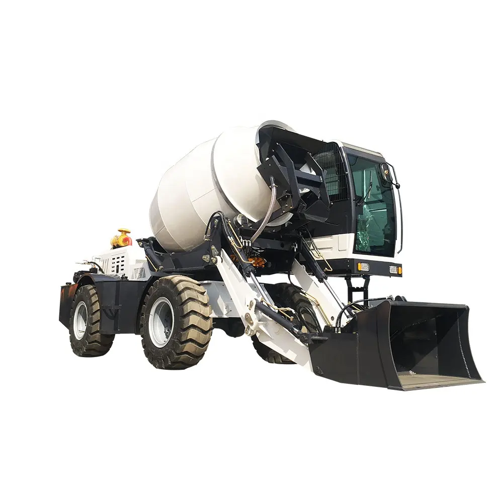 180 Degree Rotate Engineering Construction Concrete Mixer Truck Mobile Concrete Mixer Price