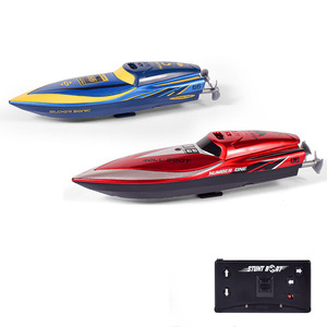 Mini eléctrico impermeable <span class=keywords><strong>RC</strong></span> lancha rápida juguetes 2,4G 4 canales Control remoto Barco de carreras incluye Cable USB y baterías - Product Image 3