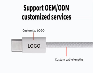 Wholesale Oem 1m 2m 60w Type-c to Type-c <strong>Cable</strong> Support Pd and Qc Fast Charging Usb Data <strong>Cable</strong> for <strong>Iphones</strong> 15 Pro Max - Product Image 3