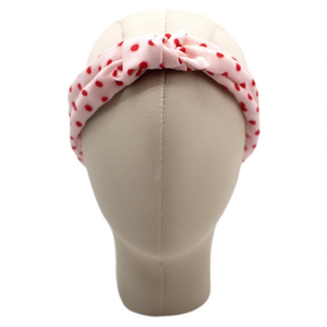 Fascia per capelli con nodo a pois 3 cm DIADEMA Accessorio per capelli alla moda per donne e ragazze - Product Image 2