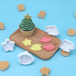 4 Uds serie de animales del océano Marino Ballena tiburón Manta Ray simulación galleta molde creativo cocina hogar DIY hornear cortadores de <span class=keywords><strong>galletas</strong></span> - Product Image 4