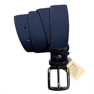 Ready Stock Hot Sale Italian Luxury Vintage Custom Length Genuine Cow Hide Leather Steel Waterproof Fancy Western Solid Square - Product Image 6