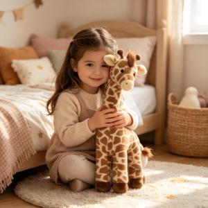 Juguete de <span class=keywords><strong>Peluche</strong></span> <span class=keywords><strong>Gigante</strong></span> Jellycat, <span class=keywords><strong>Jirafa</strong></span> Dara, <span class=keywords><strong>Peluche</strong></span> Adorable de la Selva, Juguetes de <span class=keywords><strong>Peluche</strong></span> para Regalo de Cumpleaños - Product Image 6
