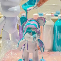 Ours en résine liquide pour peinture par coulée - Kit de sculpture décorative DIY (18/23/33/53cm)