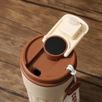 Mug à café intelligent en acier inoxydable 316, avec affichage de la température, isolation sous vide, portable, compatible voiture, à parois droites, pour le commerce transfrontalier
