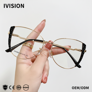 Lunettes TR90 Jante Texturée Artisanat Pied Fil Avant Garde Tendance INS Esthétique Monture Optique Lunettes 2023 - Product Image 1